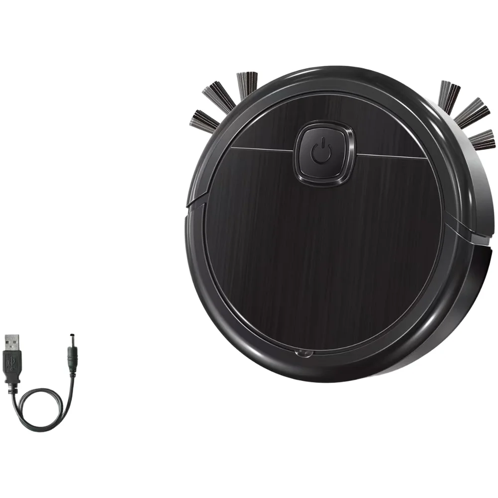 Intelligent Robot Vacuum Cleaner Combining Sweep Suction and Mopping with Gyro Navigation System for Hard Floors and Carpets