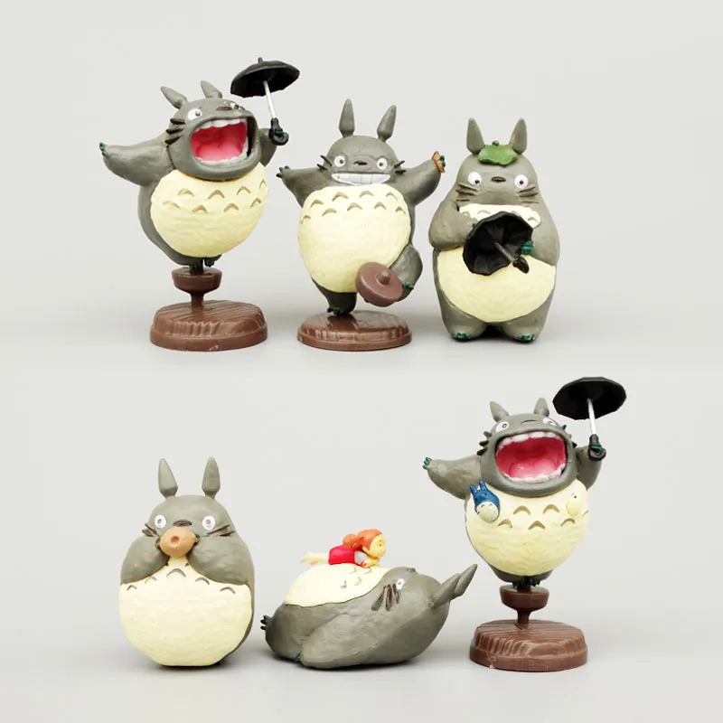 أنيمي ميازاكي القط توتورو PVC الشكل 5 7 سنتيمتر لعبة لطيفة نموذج دمية ديكور المنزل هدية #1