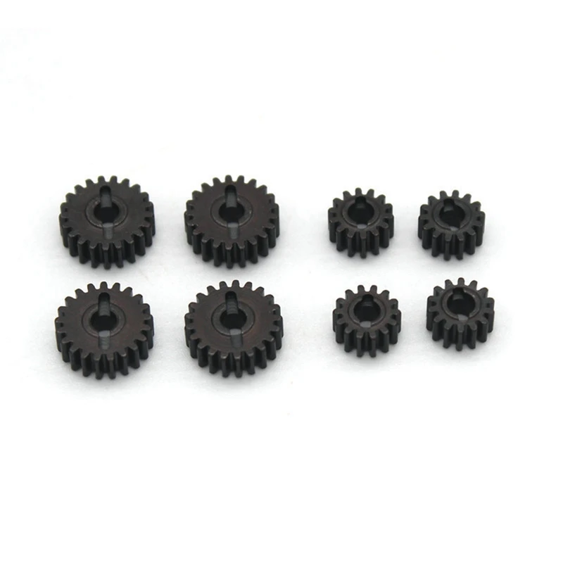 

8Pcs Metal Steel Portal Axle Portal Gear Set 21T 12T For 1/24 FMS FCX24 RC Crawler Car Upgrade Parts Accessories