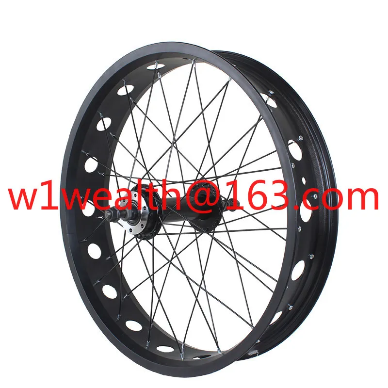

Snowmobile Wheels 20/24/26 4.0/4 Wide Tire Bicycle Front and rear wheels ATV fatbike