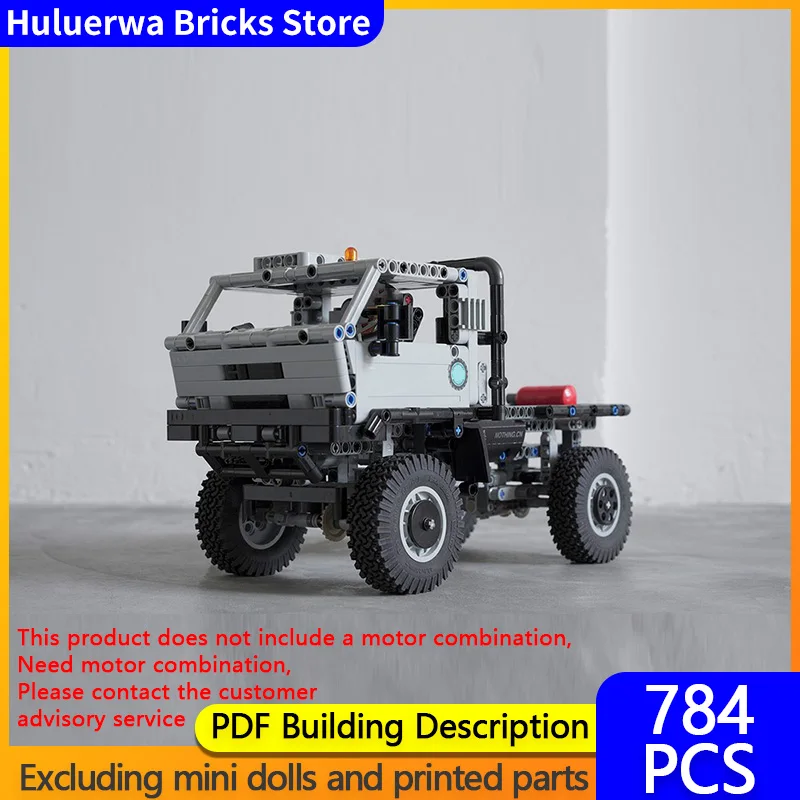 

City Car Model MOC Building Bricks Mini Transportation Truck 4x4 Modular Technology Children Holiday Gifts Assemble Toys Suit