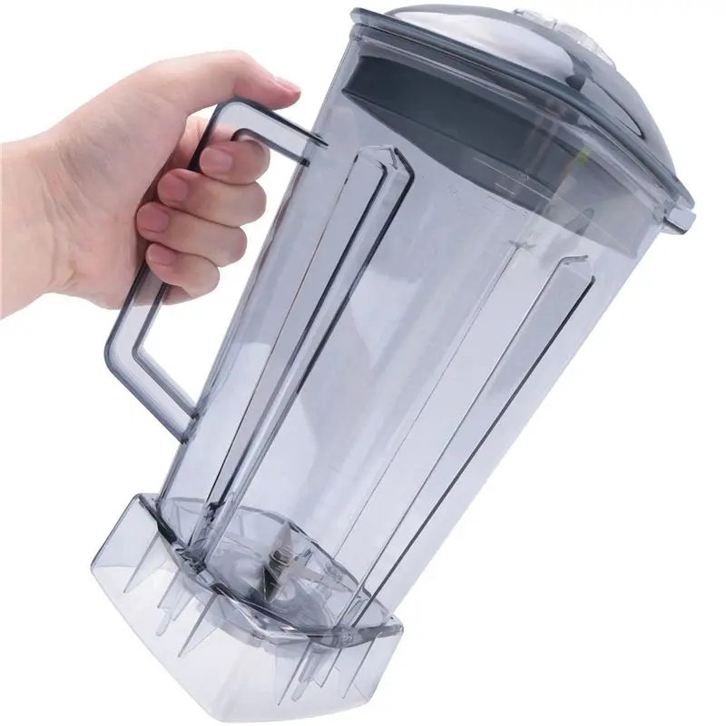 A21T 3X Spare Jug for Blender, 2L Capacity, Transparent Plastic, with Blade and Lid, Replacement Parts for SILVER for CREST