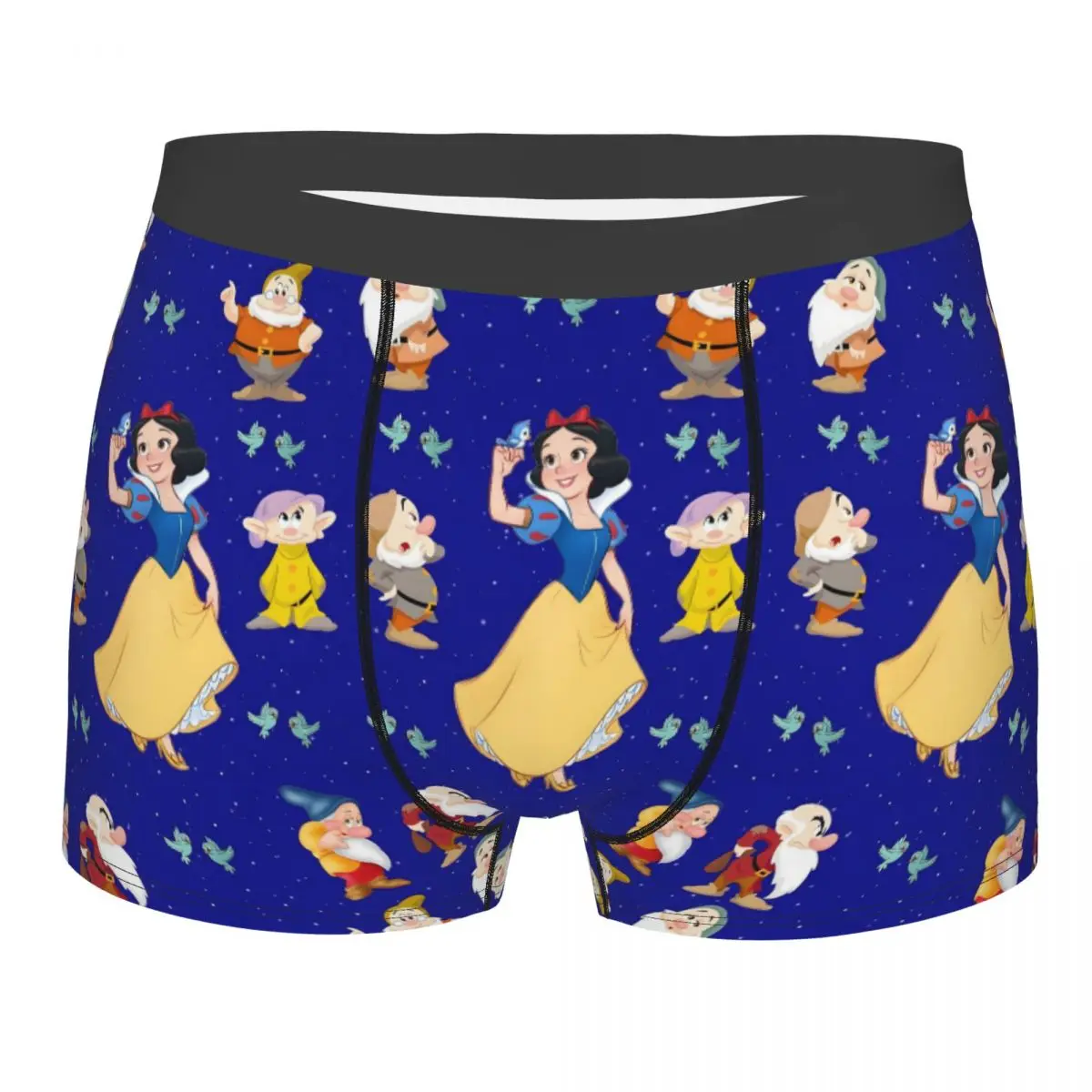 

Snow White And The Seven Dwarfs Boxer Shorts For Homme Kawaii Princess Cartoon Underwear Panties Briefs Stretch Underpants
