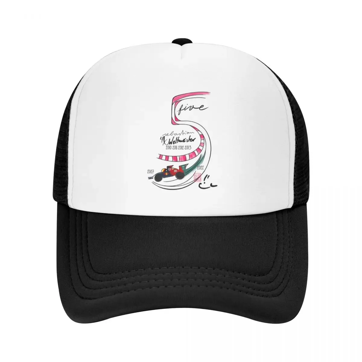 Sebastian Vettel's T-shirt design Color Baseball Cap Vintage Beach Outing custom Hat Beach Women's Golf Clothing Men's