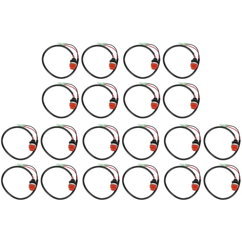20X Universal Boat Outboard Engine Motor Start Kill Switch Keyless Push Button , Applicable To All For Ships-A99D