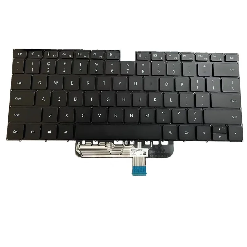 New For Huawei MateBook D 14 NbB-WAH9 WAH9P NbB-WAE9P Nbl-WAQ9R Laptop Keyboard US Backlit Light