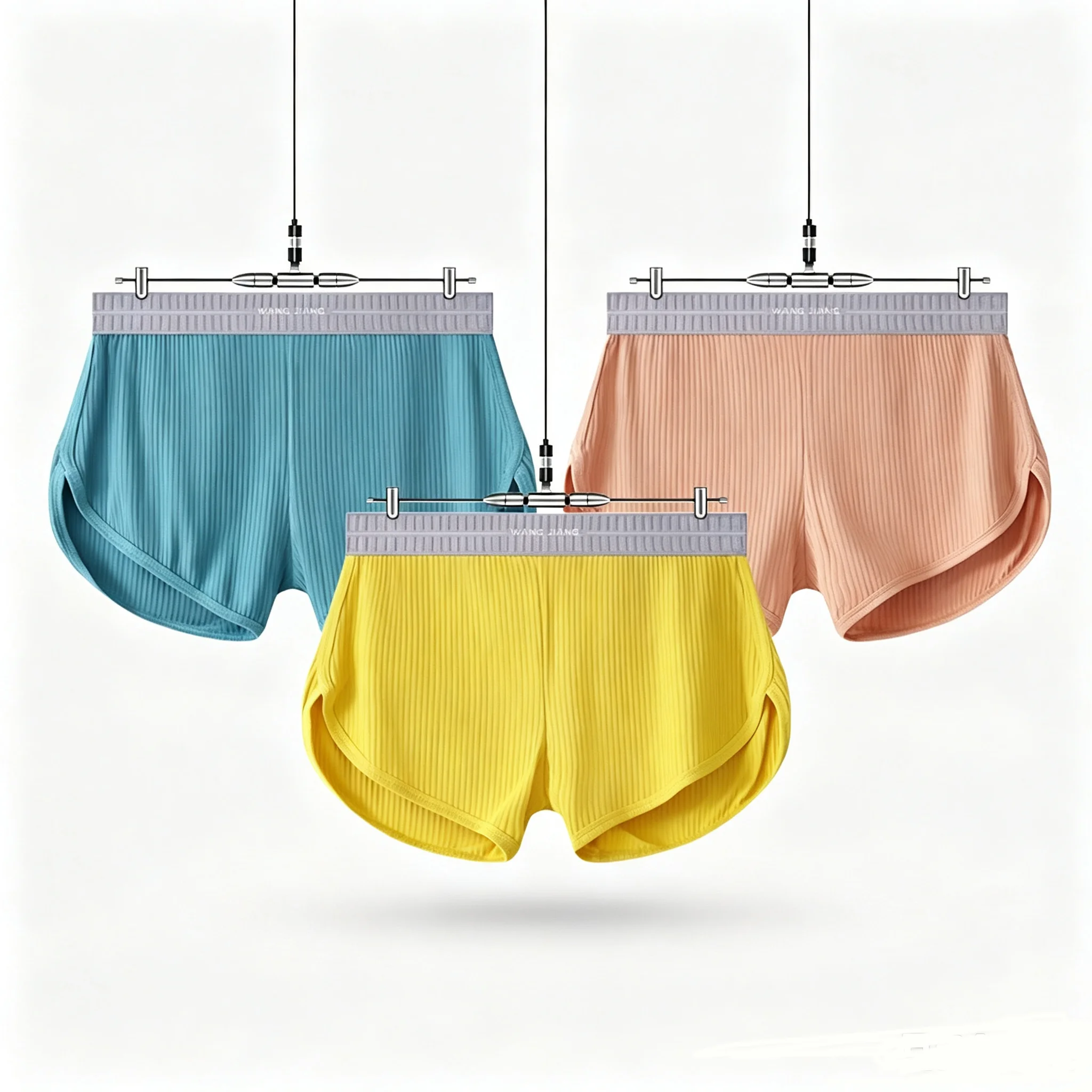 Men's Loose Breathable Boxer Shorts, Removable Pouch, Short‑type Home Wear Underwear