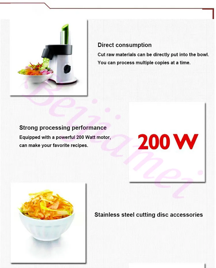 Fruit Vegetable Slicer Cutter Machine Household Intelligent Salad Shredding Slicing Multi-function Cooking Machines