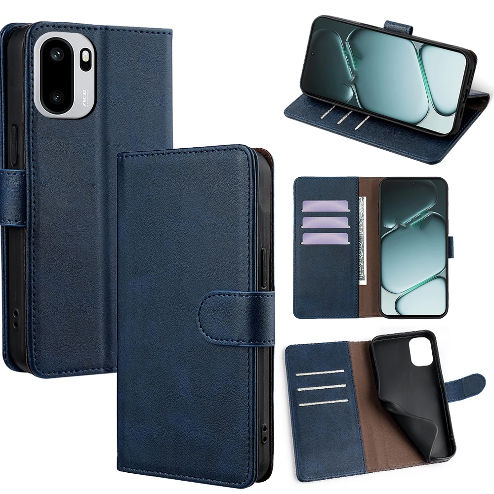Business Leather Full Protection Mobile Phone Case for Oneplus 15R 15 13S 13T 13R 13 12R 12 11 10 9 Pro Turbo 6V RFID Flip Cover