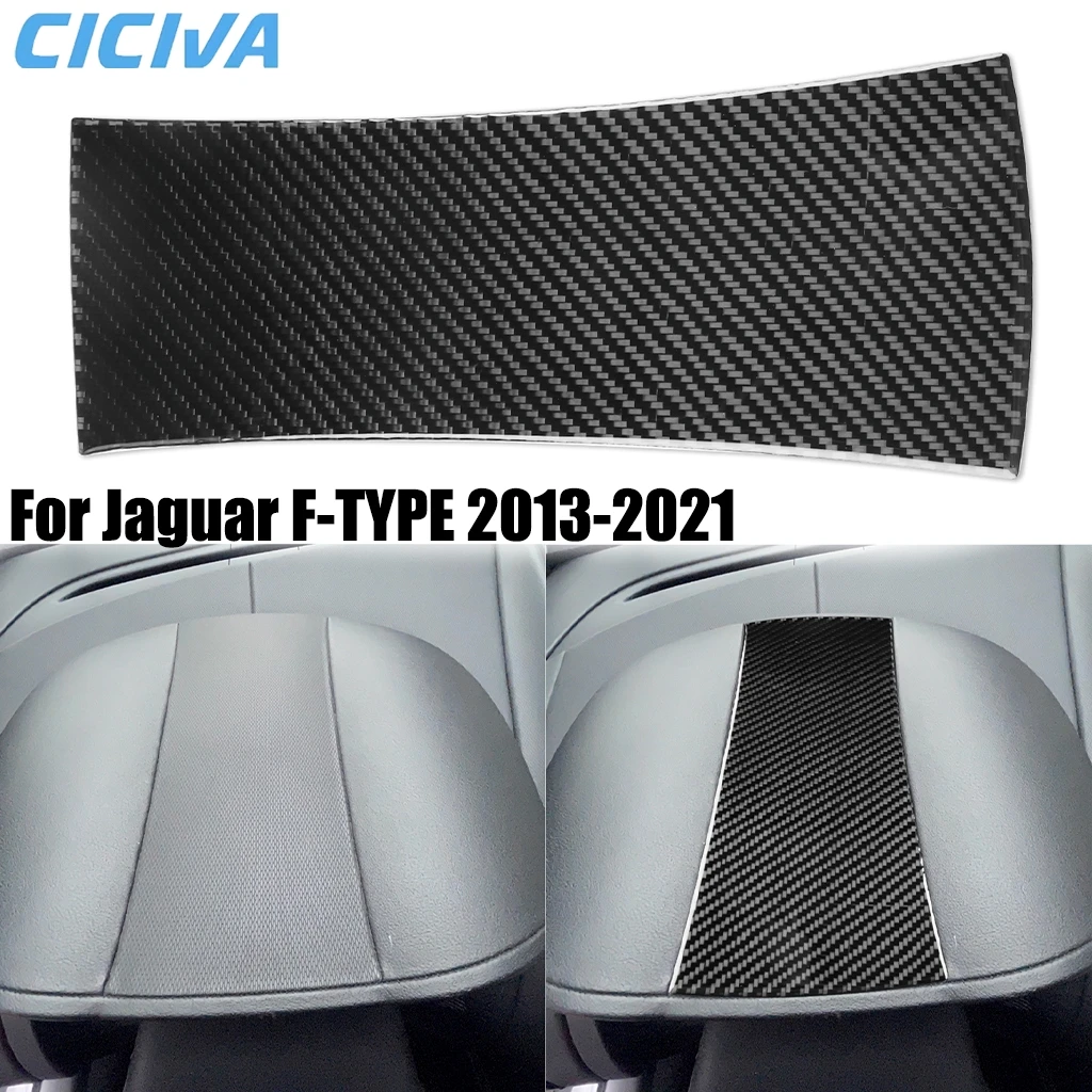 

For Jaguar F-TYPE 2013-2021 Carbon Fiber Dashboard Speedometer Panel Interior Car Accessories Decorative Cover Sticker Auto Trim