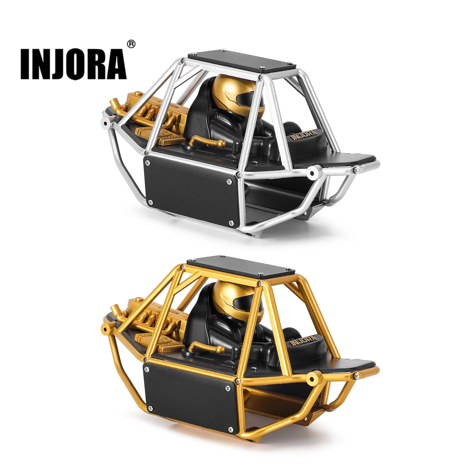 INJORA Moonbit Nylon Tube Buggy Body Kit for 1/18 RC Crawler TRX4M