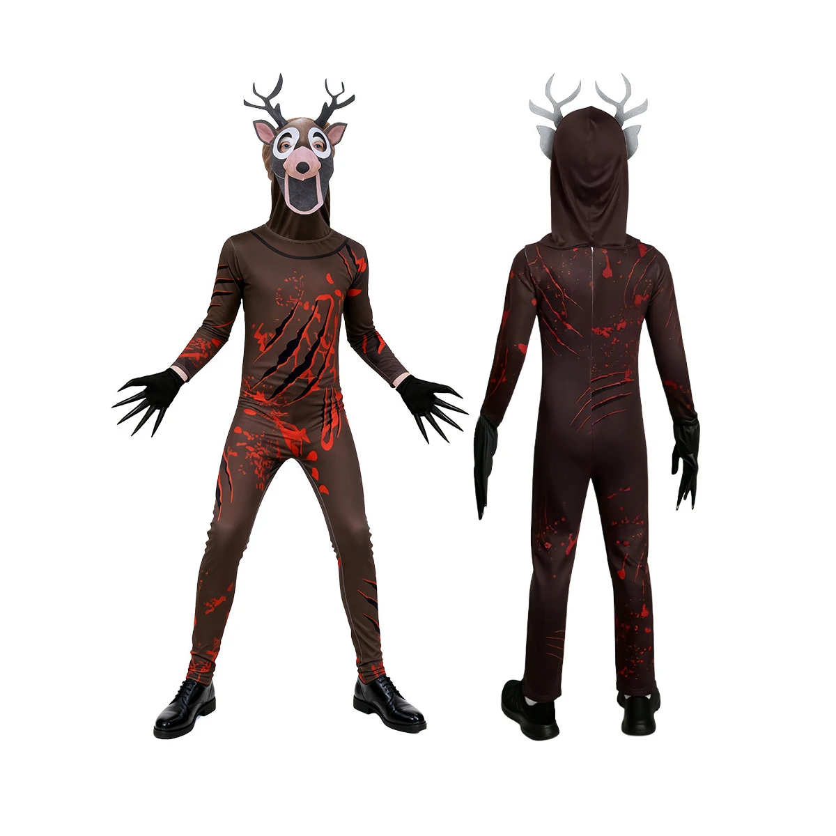 Hot 99 Nights In The Forest Deer costume Owl Cosplay Outfit Halloween Costume for Kid Nightmare Reindeer Christmas Gift