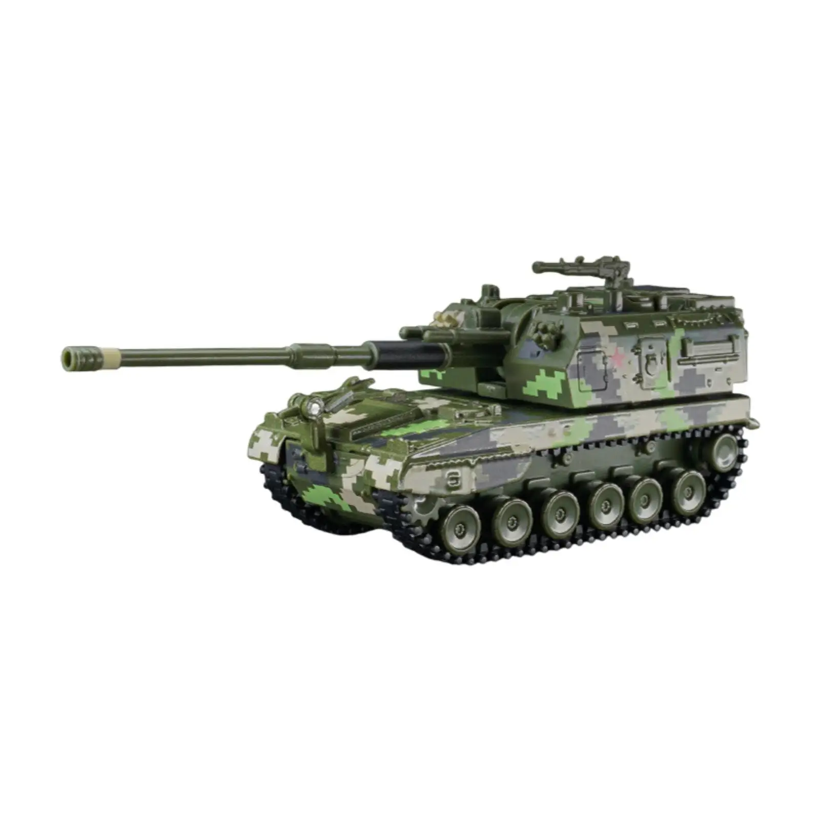 1:150 Tank Model Realistic Craft Miniature Vehicle Toy Tracked Crawler Chariot Battle Tank Toy for Boys Kids Adults Gift