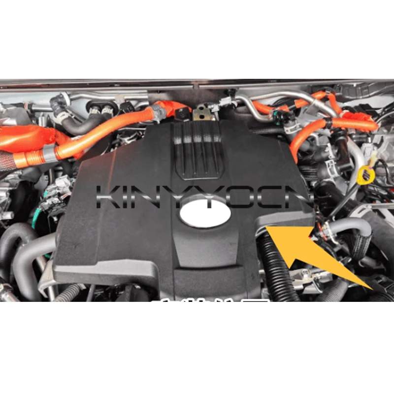 Capa de proteção do motor do carro capa superior capô para toyota land cruiser 250 pradolc250 2024 capô do motor automático capa poeira