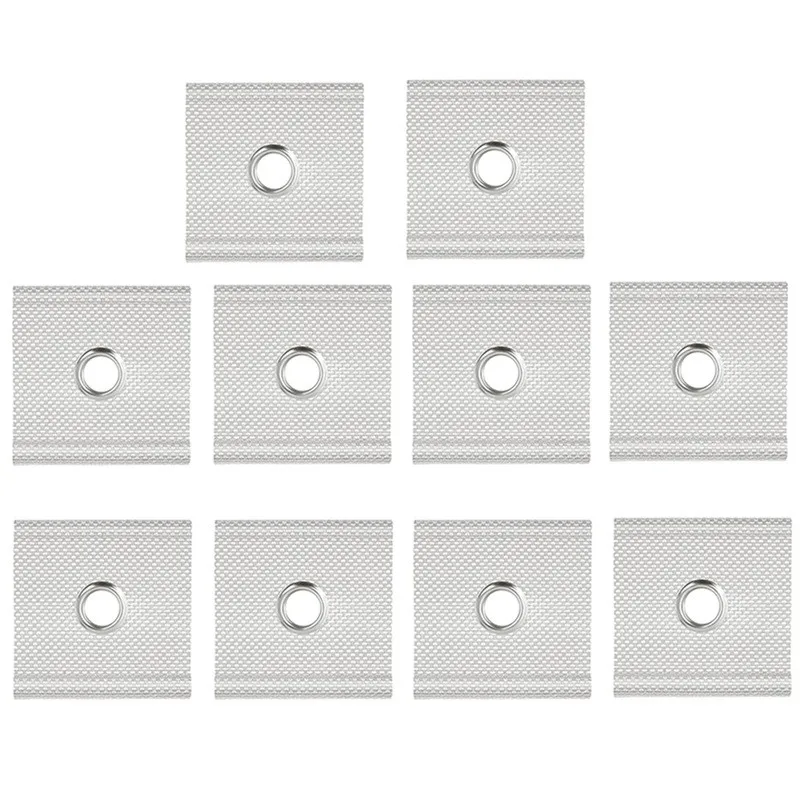 

10pcs Rv Awning Hooks Pvc Coated Fabric Easy Install Universal Connectors For Camper Caravan Tent Piping Rail Eyelets Fasteners