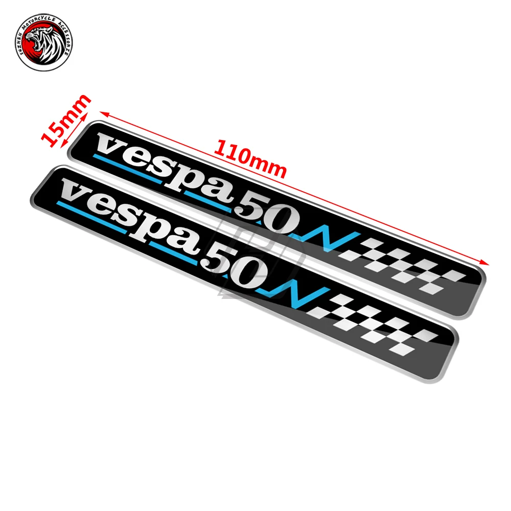 

3D Motorcycle Racing Sticker Fit for Piaggio Vespa 50 Decal