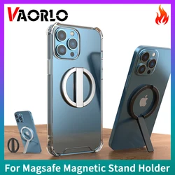 Magsafe Magnetic Stand Mini Alloy Portable Foldable Desktop Holder Bracket For iPhone 12 13 Series Magsafe Case For All Phones