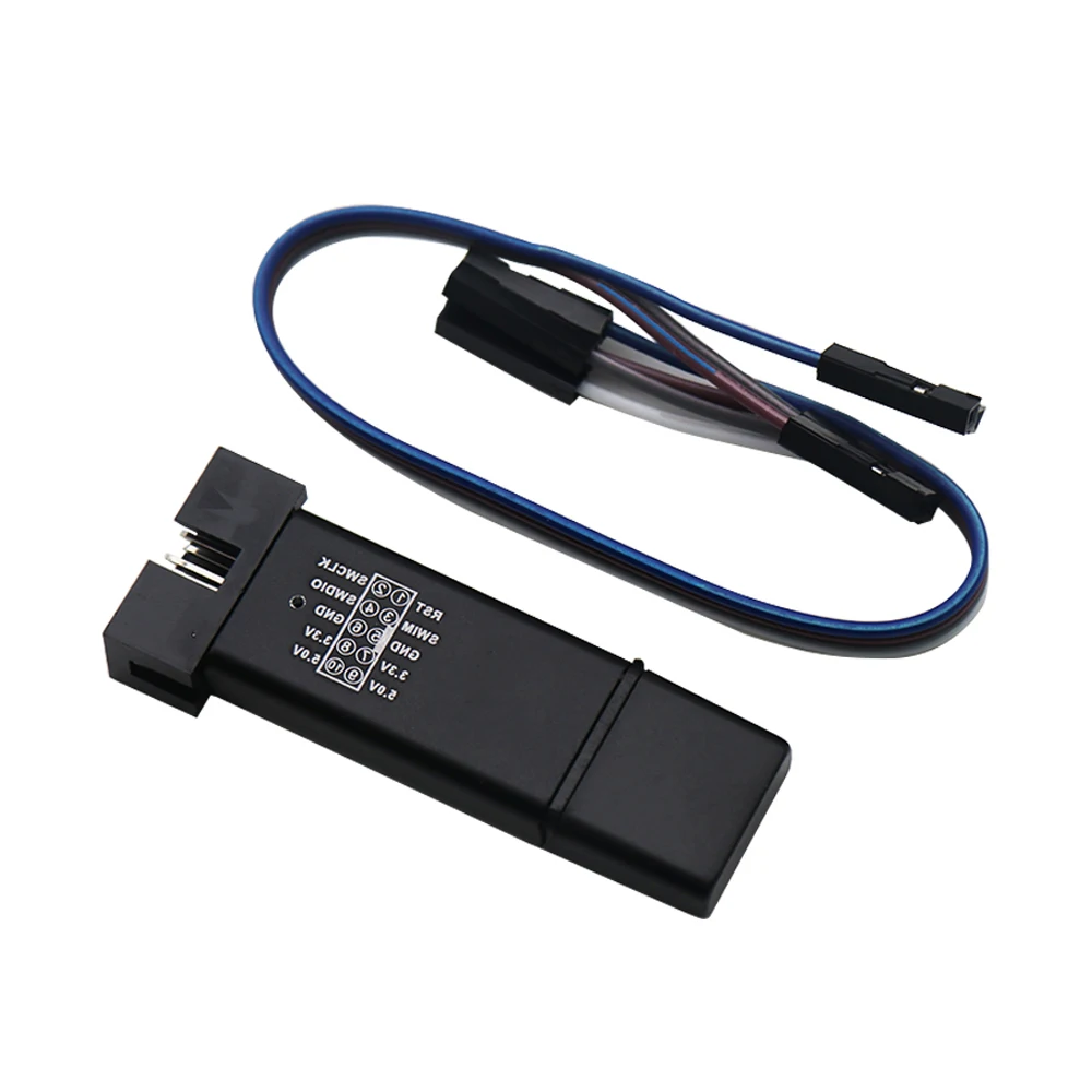 ST LINK Stlink ST-Link V2 Mini STM8 STM32 Simulator Download Programmer Programming With Cover DuPont Cable ST Link V2