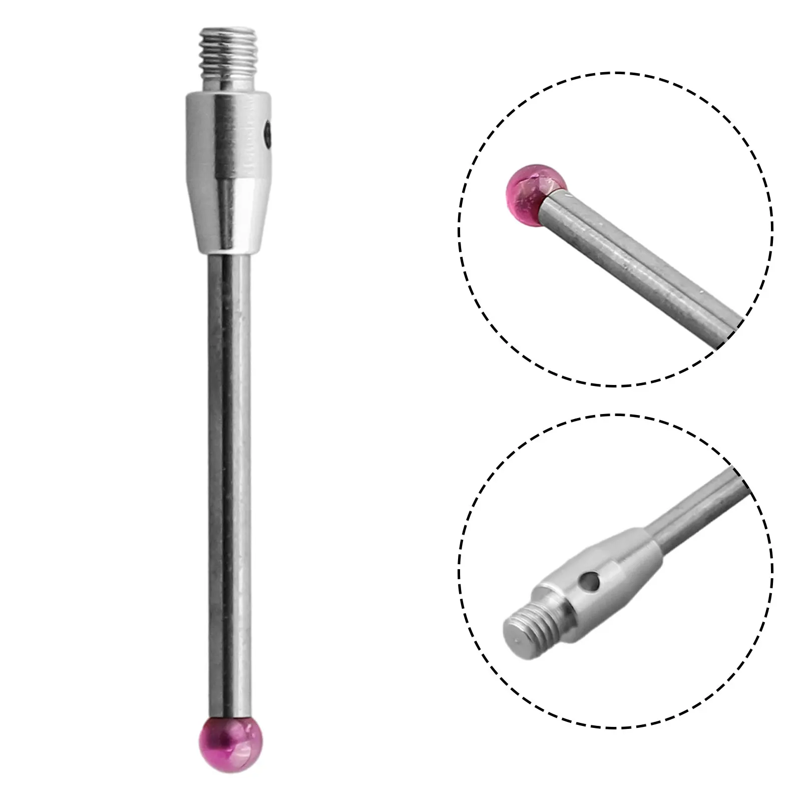 

CMM Touch Probe M3 Metric Parts Tungsten Carbide 1 Pcs 30mm Length 3mm Diameter Accessories Industrial 2023 New