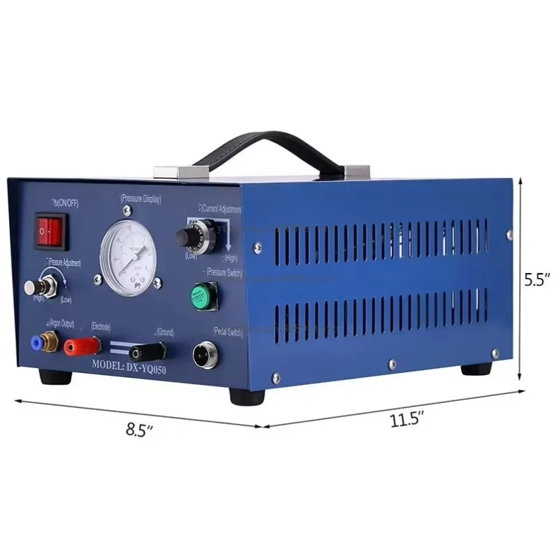 50A 220V High Power Argon Protection Pulse Spot Welder, Adjustable Pulse Jewelry Welding Machine
