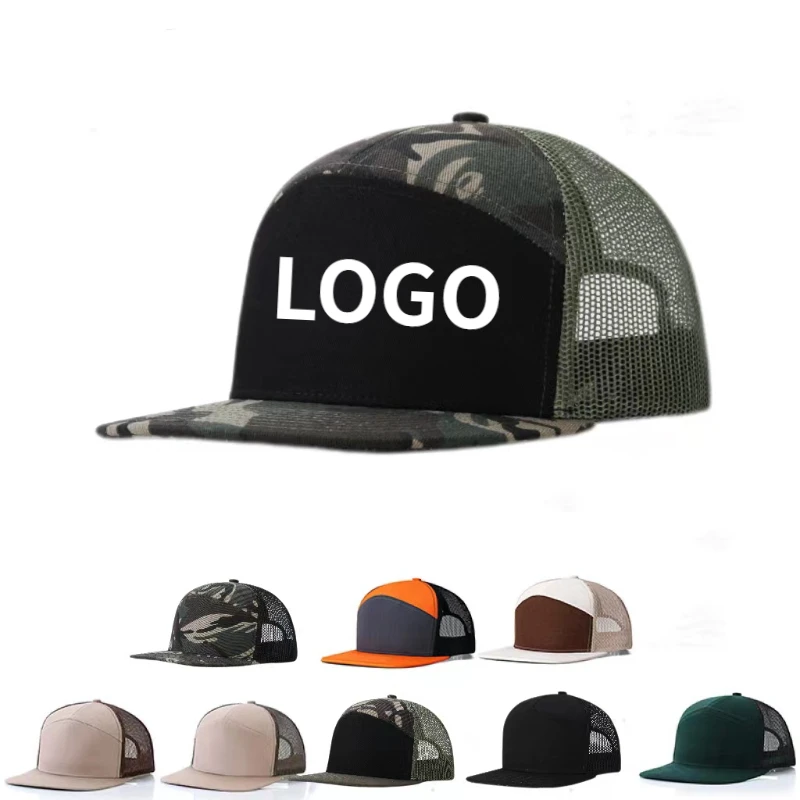 DIY Printing Custom Logo Flat Brim Baseball Cap Women Men Spring Summer Travel Sun Hat Hip Hop Casual Sun Hat