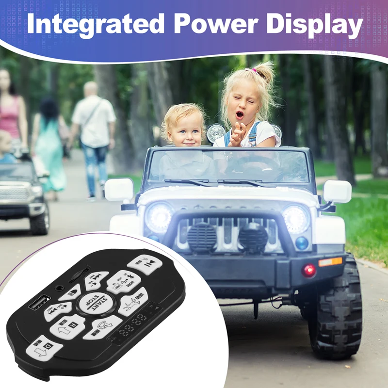 Central Control Module Children's Electric Vehicle Central Control Module Power Display, Bluetooth Music