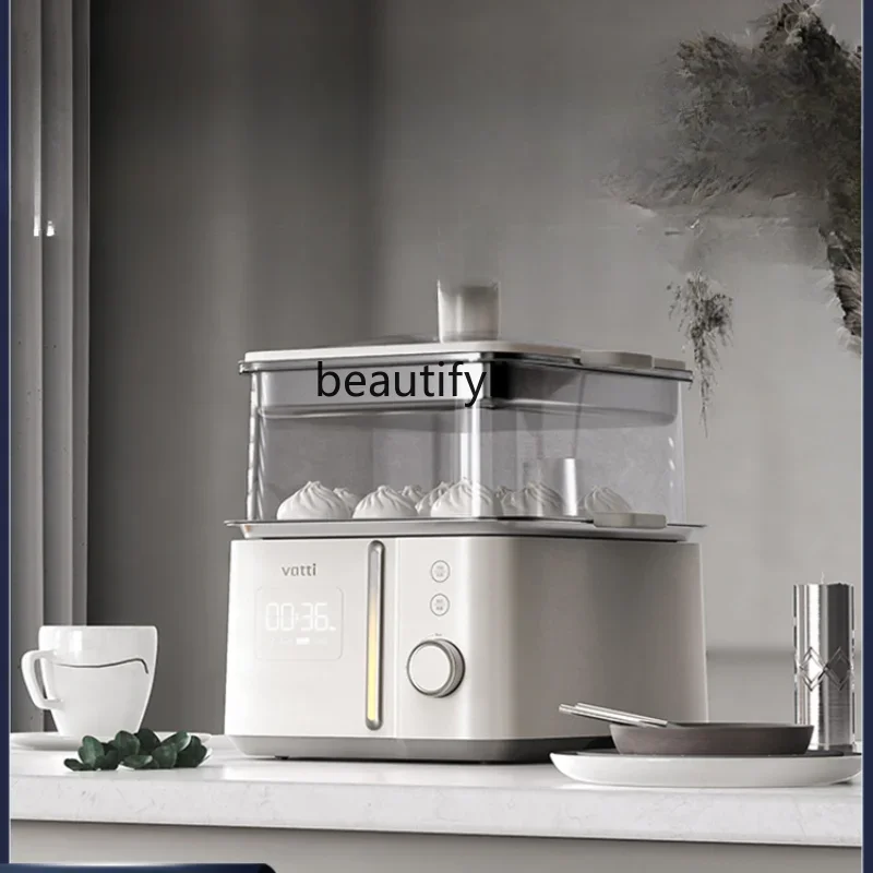 E132 Double-Layer Electric Steamer Split Multi-Functional Micro-Pressure Electric Chafing Dish Large Capacity Electric Caldron