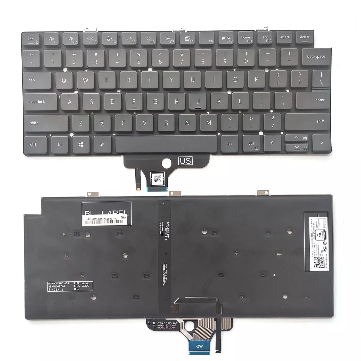 

New US Keyboard for Dell Latitude 5320 5330 7310 7320 7330 018YPJ