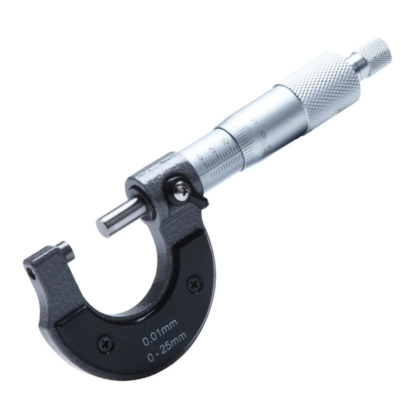 

AB15-Precise Gauge Микрометр 0-25 мм 0,01 мм Наружный метрический штангенциркуль Измерительный микрометр Инструмент Механический микрометр
