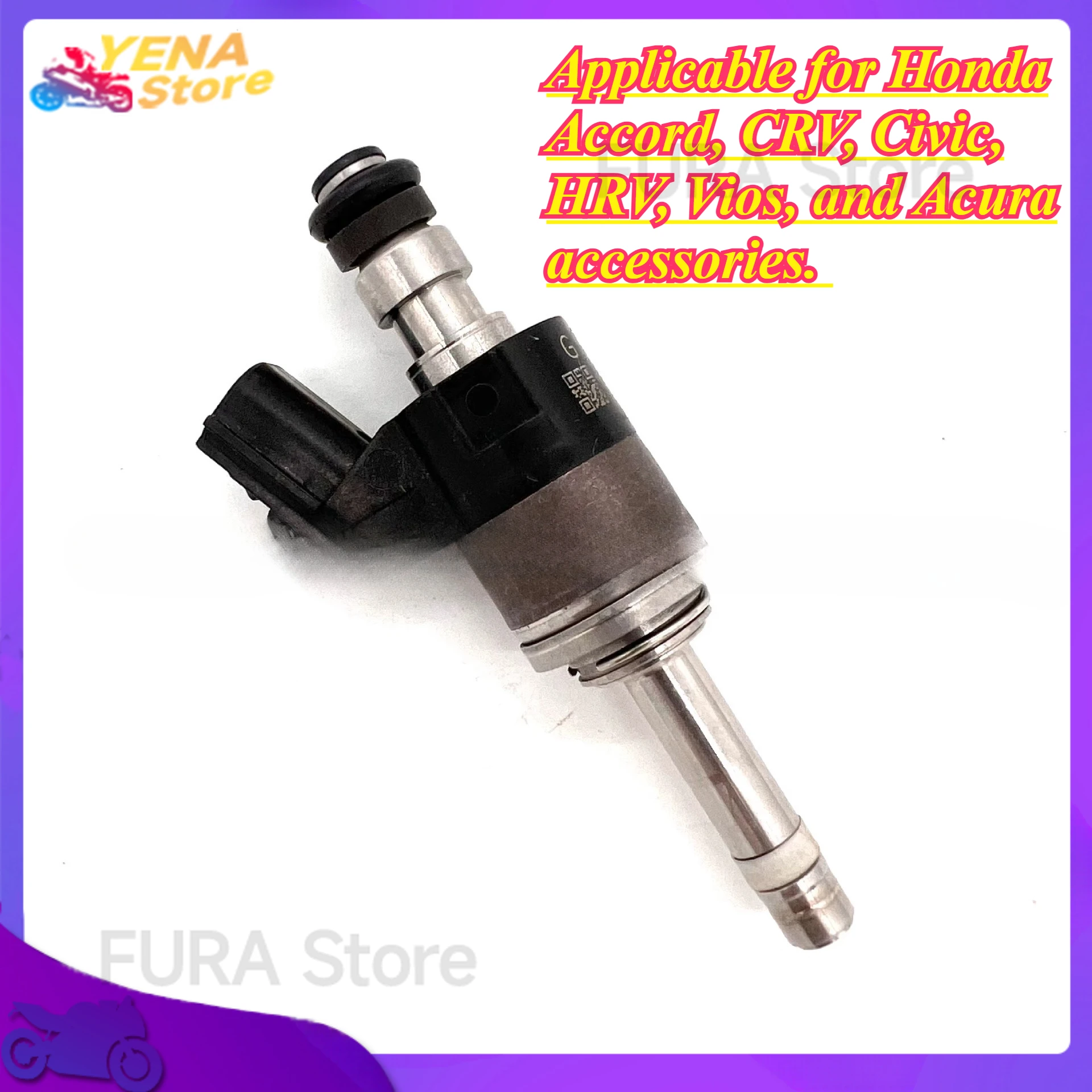 

Motorcycle fuel injector 16010-5PA-305 is applicable for Honda Accord, CRV, Civic, HRV, Vios, and Acura accessories.