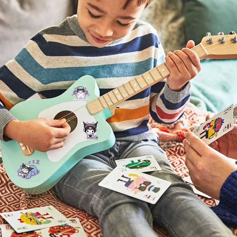 Pegatinas impermeables con grafiti para niños, calcomanías bonitas de Sanrio Kuromi, DIY, novedad de 2024