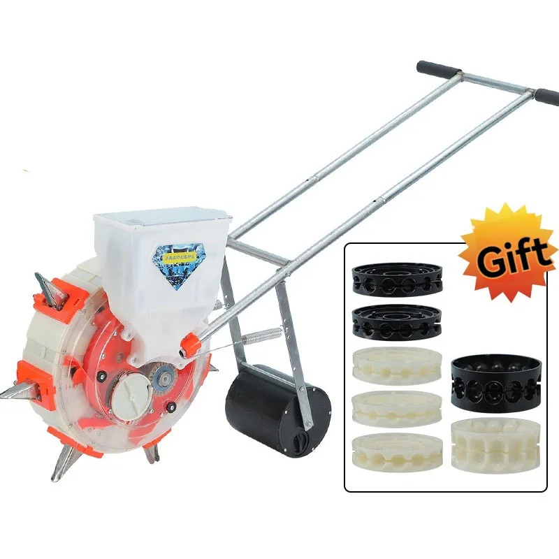 

Ручная сеялка для кукурузы, сеялка для соевых бобов, сеялка для овощей, сеялка для пшеницы, инструмент для посадки семян, сеялка овощей, автоматические маленькие сеялки