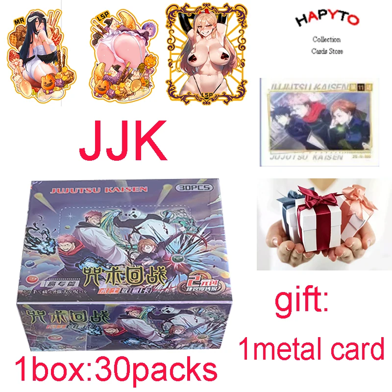 Newest Jujutsu Kaisen Cards JJK Booster Box Gojo Satoru Nanami Sukuna Hobby Chrismas Gift