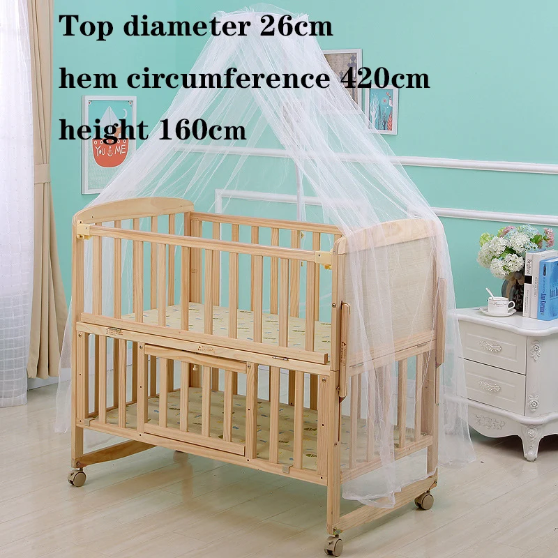 160*420 センチメートルベビー蚊帳夏メッシュドーム寝室カーテンネット新生児ポータブルキャノピー子供ベッドウィグワムサポートされていない