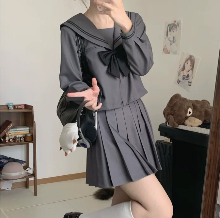 和風大学風水風衣装-jk制服-学生キャンパス日常着