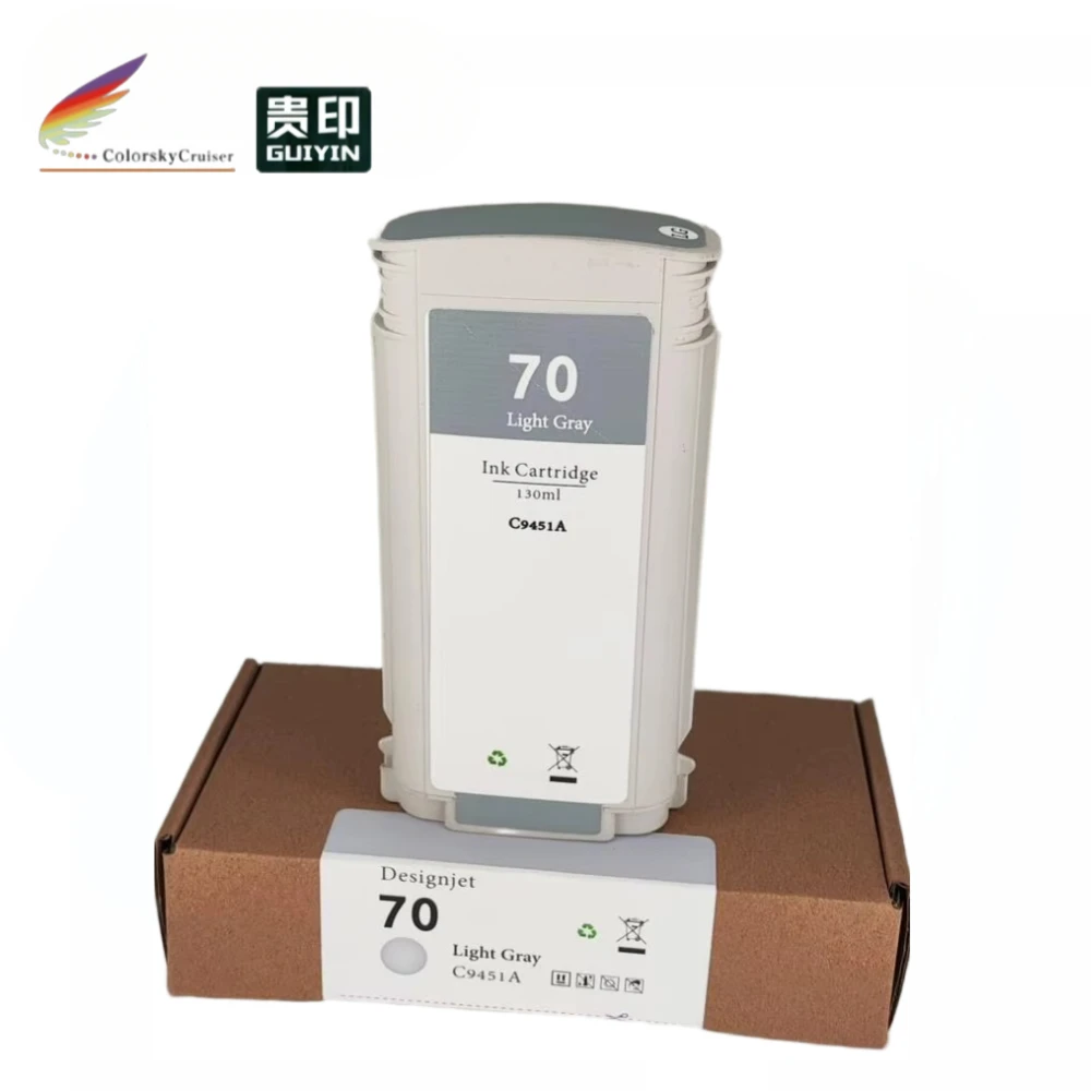 Compatible High-quality Pigment Ink Cartridge for HP 70 HP70 Designjet Z5400 6 cartridges per set