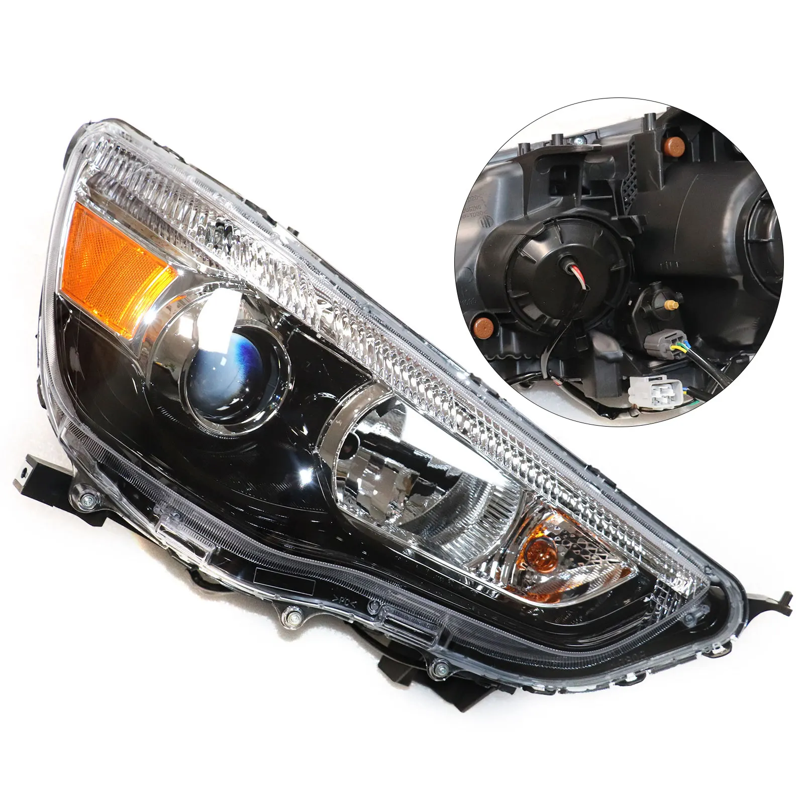 

Passenger Side Halogen Headlight Durable Right Side Headlamp Replacement Fits For Mitsubishi Outlander Sport 2011-2019 NEW