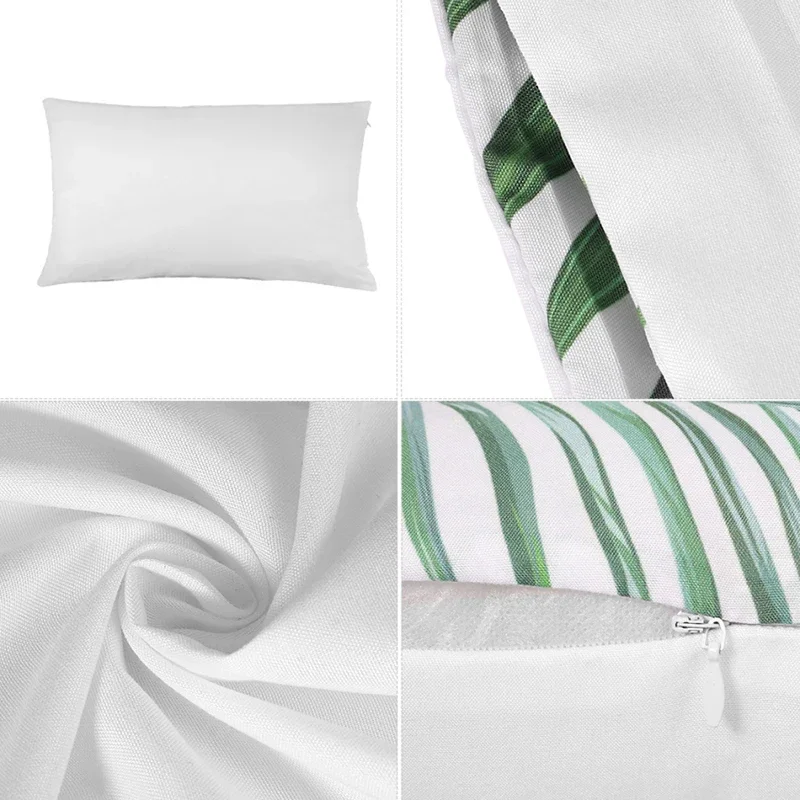 Home Decor Colorful Stained Glass Pattern Pillows Suitable For Sofa Bedroom Car Pillow Cover Cushion Rectangular Back Cushion