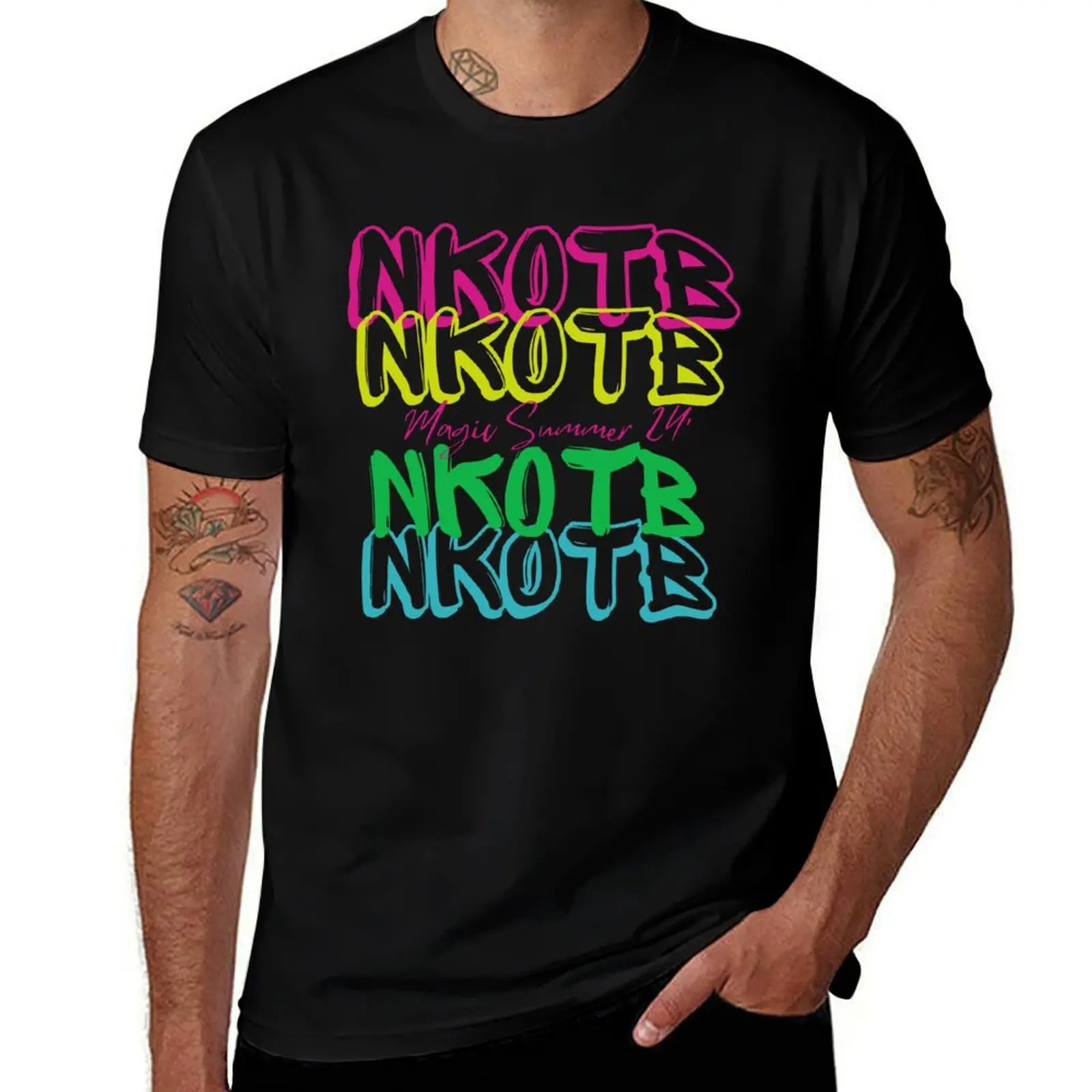 

Magic Summer Neon T-Shirt new gifts and t-shirts plus size clothes plus sizes mens t shirts