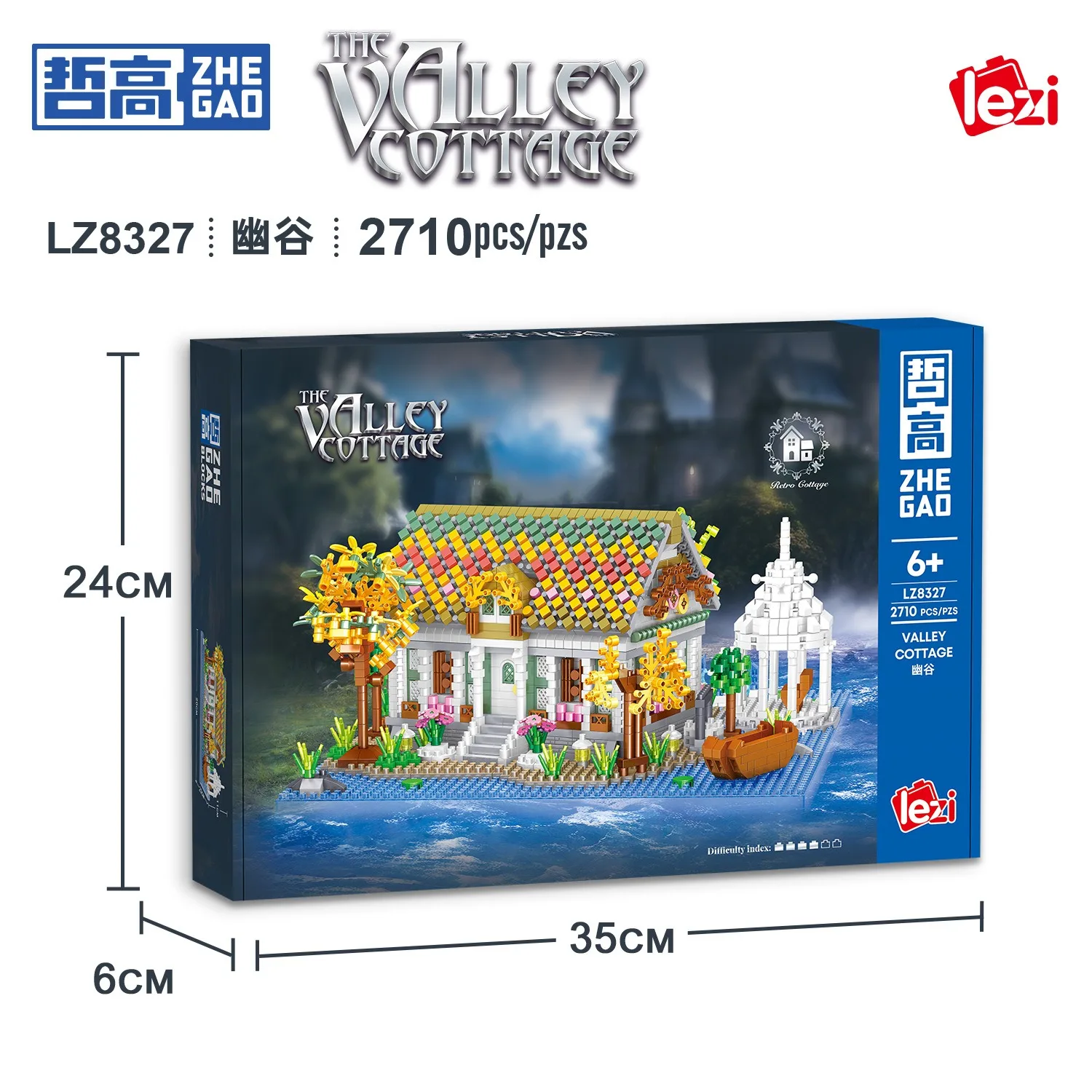 ภาพยนตร์ Modular อาคาร MOC Lord แหวน Valley Cottage Rivendell รุ่น 2710PCS มินิอิฐบล็อกอาคารอิฐปริศนาของเล่น