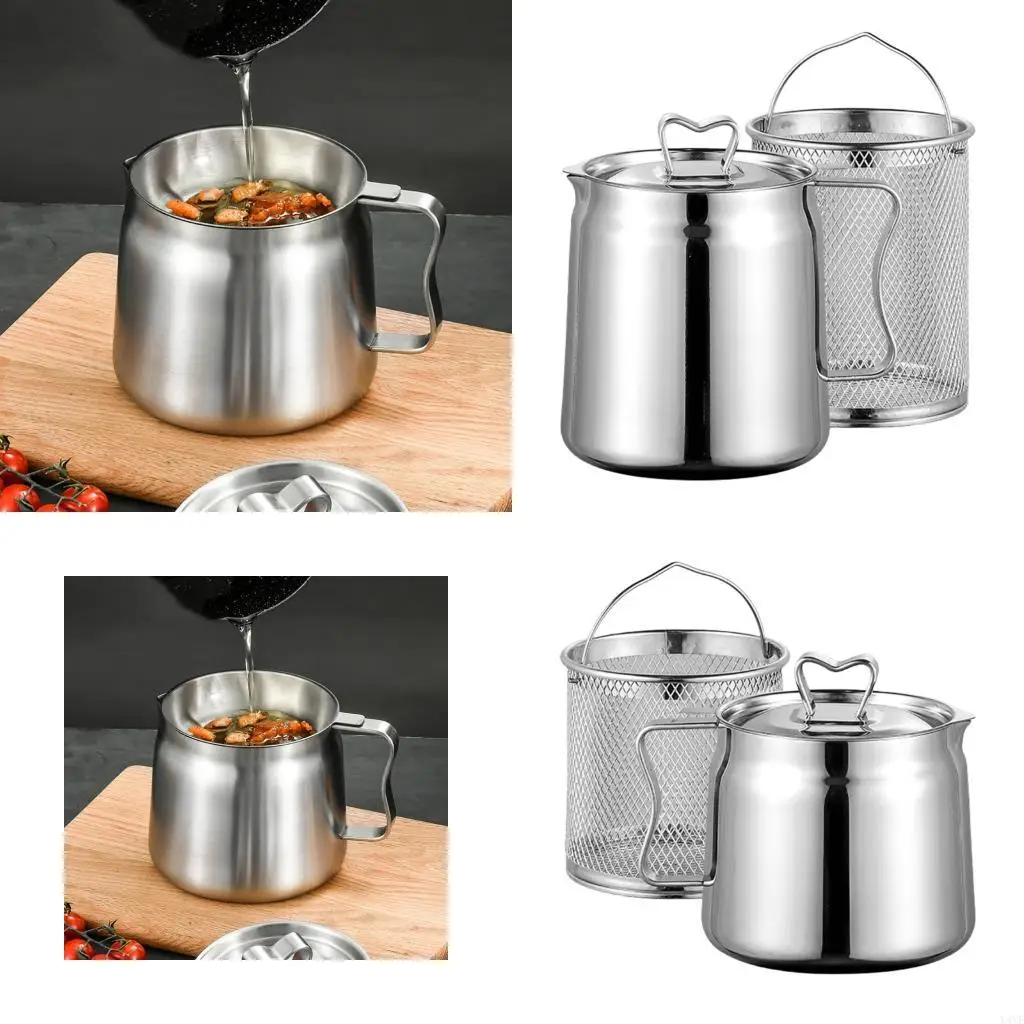 

X4ye нефтяной фильтр из нержавеющей стали с крышкой для жарки на кухня