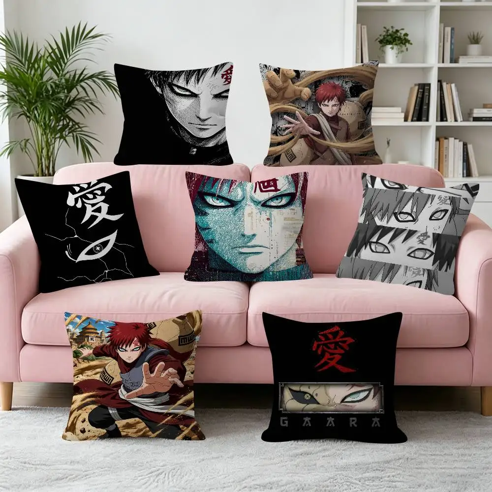 Anime G-Gaara Japan Movie Trendy-style decorative throw pillow cover insert not included fauxembroidery design