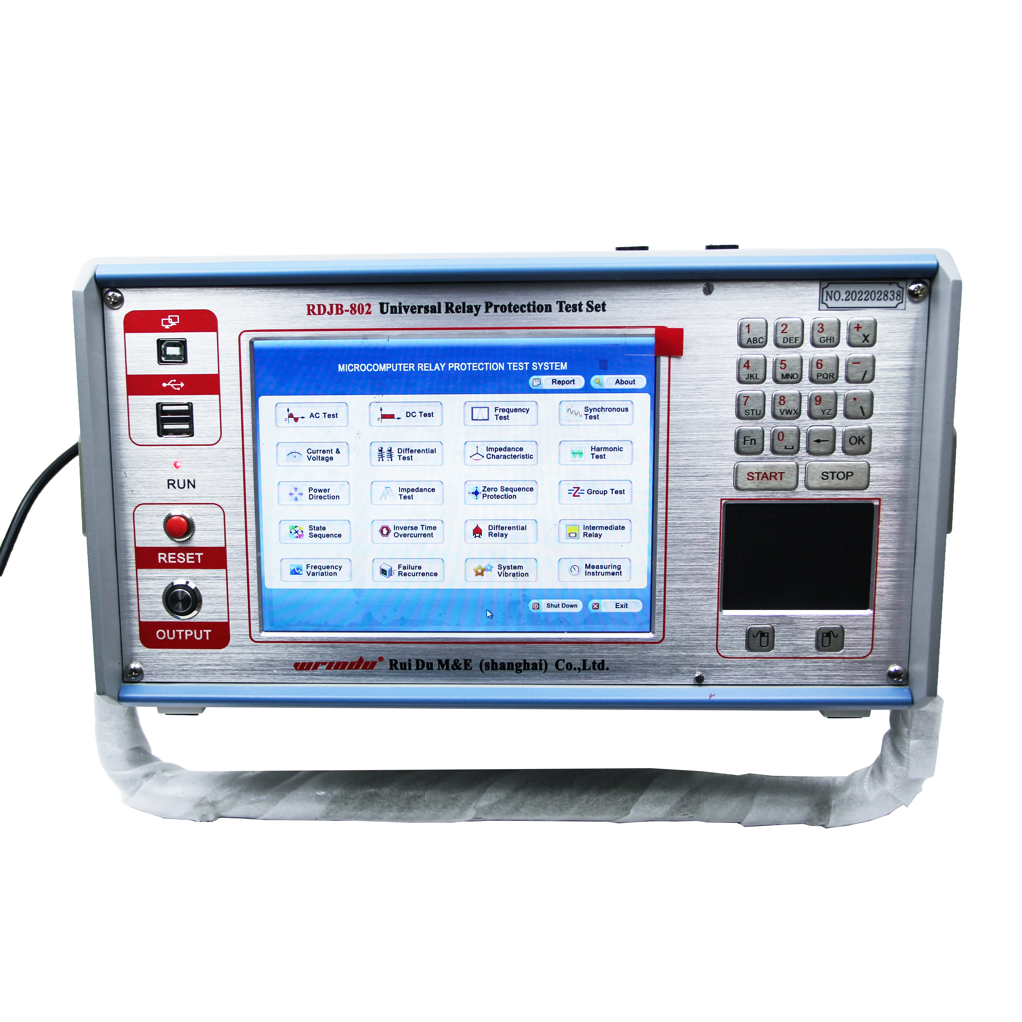 Phase Portable Power Micro Computer Protection Relay Tester Relay Test Kit Relay Protect Tester