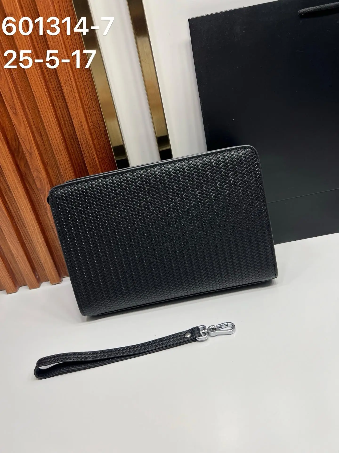 chars)  Premium Leather Business Clutch for Men, Executive Handheld Briefcase with Zipper Pocket
