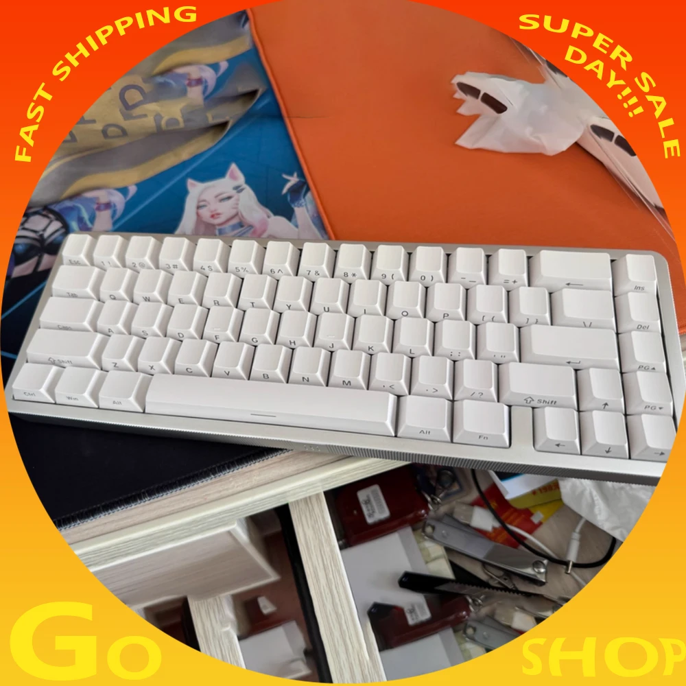 

IPI Rain65 Magnetic Switch Mechanical Keyboard Wired 8000Hz 0.125ms Delay Cnc Shell RGB Hot Swap Gaming Keyboard Durable Gift