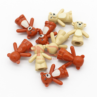 MOC 10pcs 98382 Particle Toys Children Kid Building Blocks teddy bear Animals Assembles  Particles Model