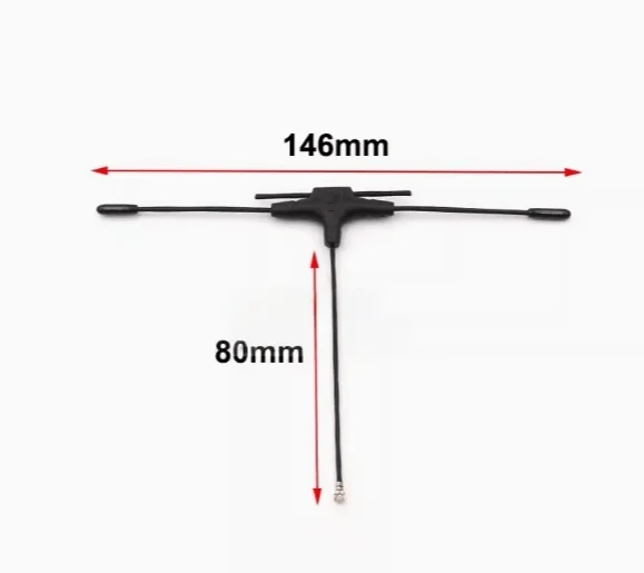 2PCS MBL Customized Model ELRS 2.4 + 915 900/2400 Receiver Dual-band T Antenna 80/120/220MM IPEX1