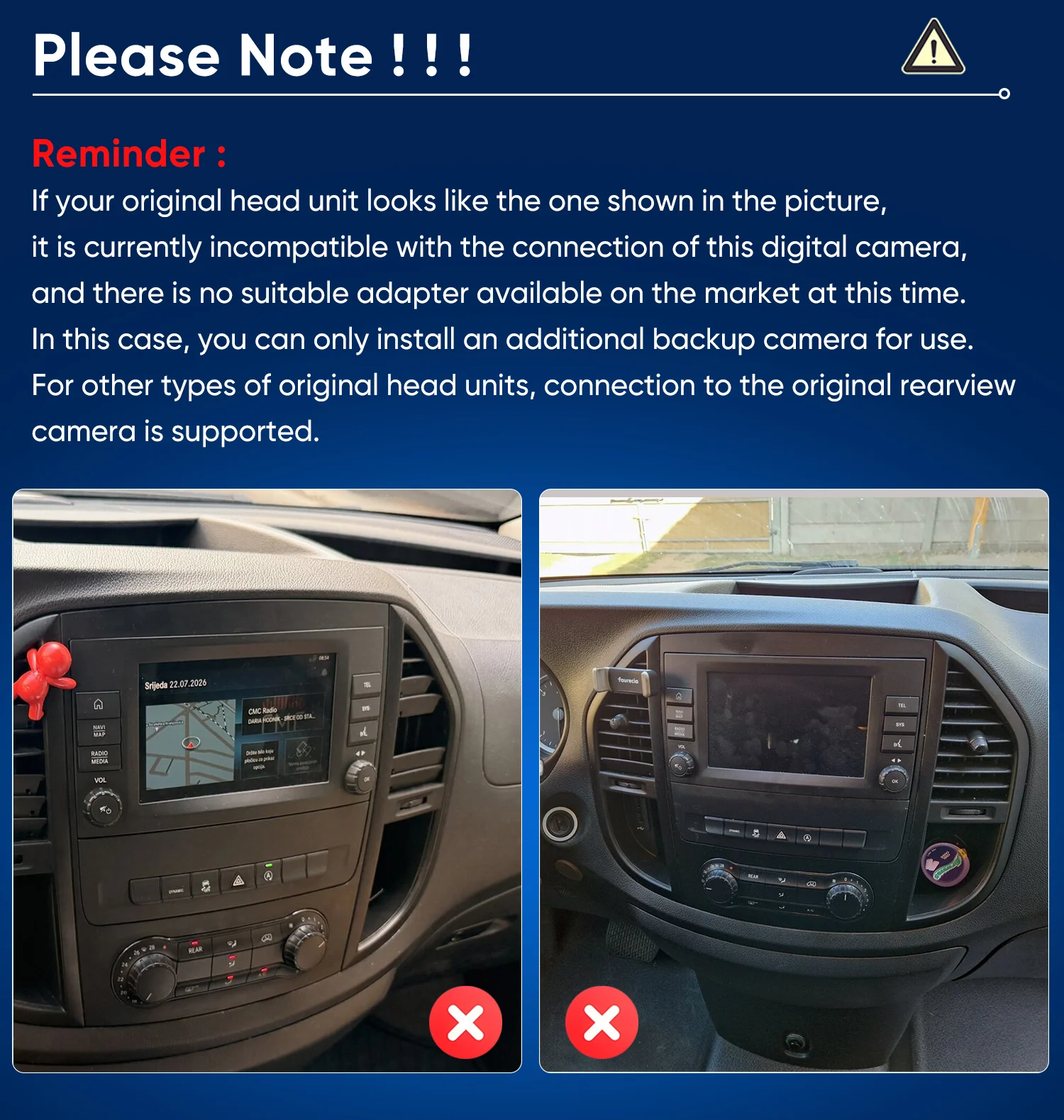 Junsun CarPlay para Apple Radio de coche Multimedia para Mercedes Vito W447 2014-2022 Bluetooth inalámbrico Android Auto 4G GPS estéreo