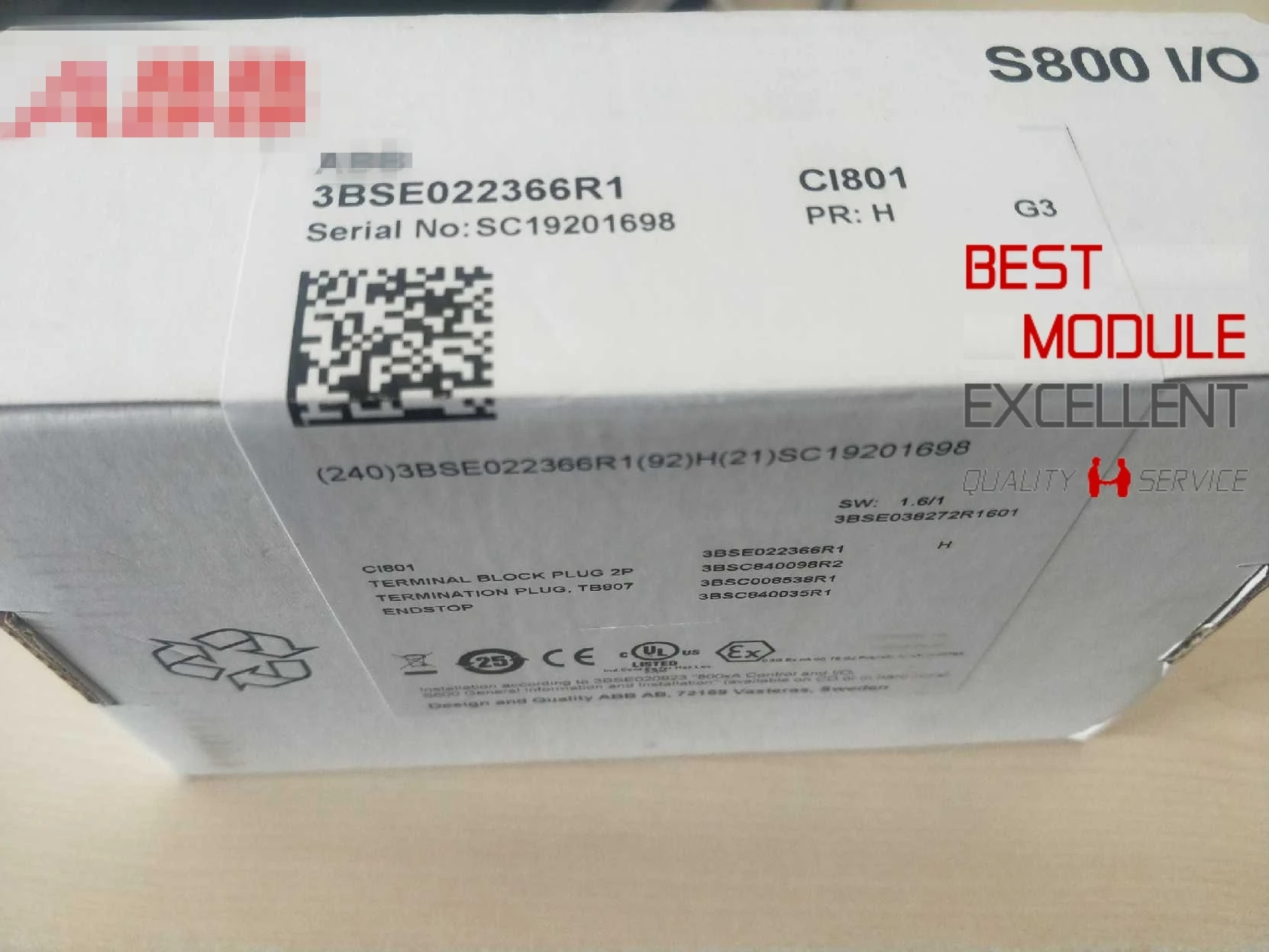 1PCS 3BSE022366R1 NEW 100% Quality Assurance