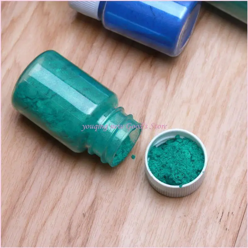 

57QA Слюдяный порошок для смолы, косметический жемчужный порошок для декора ногтей, макияжа «сделай сам», перламутровый пигмент